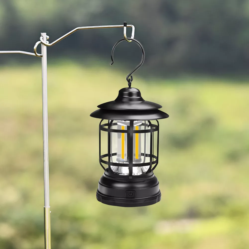 Cheap Goat Tents Outdoor Camping Tent Light Multifunctional Retro Camping Horse Light Cob Emergency Portable Light USB Charging   